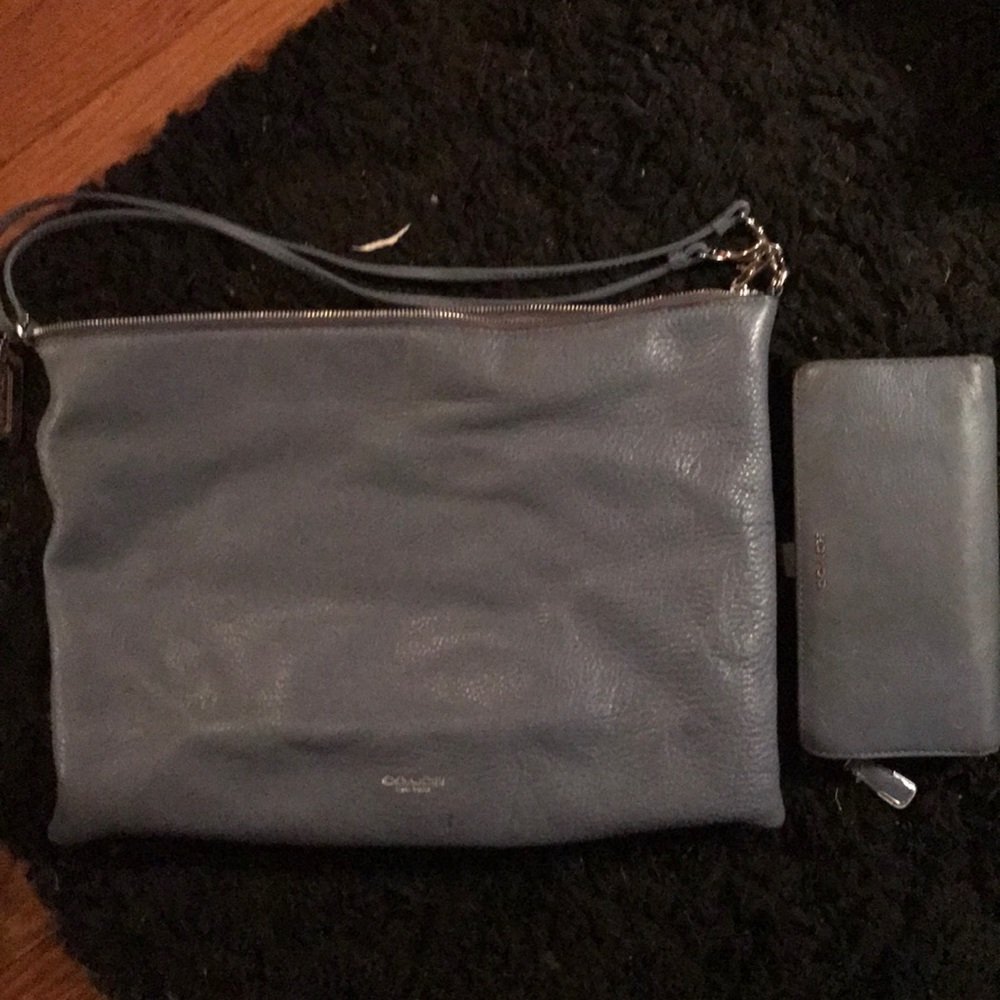 Coach with matching wallet